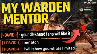 Rep 70 Warden TEACHES Me How To Play  For Honor [upl. by Airetnuhs172]