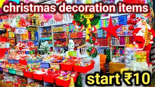 Tnagar shopping😍christmas decoration wholesale price starts ₹10A toZ decor available online Avl [upl. by Yllehs]