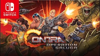 Contra Operation Galuga Demo Nintendo Switch Gameplay 1080p [upl. by Yraillih953]