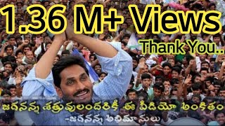 గుండెలు పిండేసే అదిరిపోయే సాంగ్Jagan Anna SongPrajasankalpa Yatra SongYSRCP SONGSPadayatra [upl. by Luttrell]