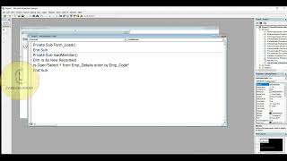 Vb60  Payroll Project  report  RptEmpDetails  load employee name  CodeLearning [upl. by Bloomer51]