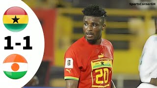 NIGER 11 GHANA HIGHLIGHTS amp GOALS  2025 AFCON QUALIFIERS [upl. by Ibrik]