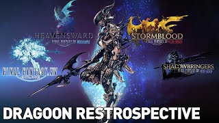 FFXIV Dragoon Retrospective  All Skills from ARR To Now Endwalker [upl. by Rogergcam]