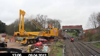 TimeLapse Example 36hr Road Bridge Demolition amp Replacement [upl. by Annalise987]