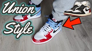 ⚠️COMO ATAR JORDAN 1 HIGHestilo UNION LA👌🔥  2024 How To Double Lace Your Jordan 1s [upl. by Atiekram]