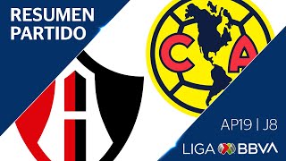 Resumen y Goles  Atlas vs América  Jornada 8  Apertura 2019  Liga BBVA MX [upl. by Alul]