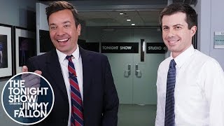 Mayor Pete Buttigieg Confronts Jimmy About His Impression in Seven Different Languages [upl. by Shaughn]