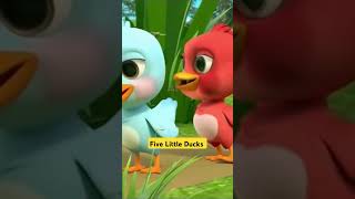 5 Little Ducks 🦆 Nursery Rhymes for Kids and Toddlers thewiggles shorts nurseryrhymes QUACK [upl. by Nayab]