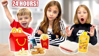 I ATE MY 3 YEAR OLD BROTHERS DIET FOR 24 HOURS [upl. by Nirac]