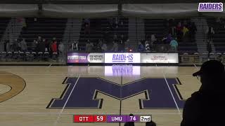 Mens Basketball Mount Union vs Otterbein [upl. by Ayanet670]