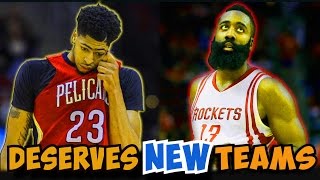 4 NBA Players who DESERVE a New Team [upl. by Anayrb]