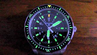 Marathon JSAR Automatic ETA 28242 Conversion with Custom Lume on Bezel [upl. by Chaffinch]