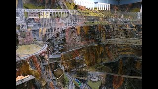 Northlandz Miniature Wonderland Complete Tour HD Giant bridges and impossible mines [upl. by Hull]