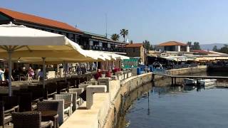 Kato Paphos Cyprus  shops by the port area [upl. by Eichman]