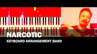 Narcotic  Keyboard Arrangement Band Tutorial [upl. by Margarida615]