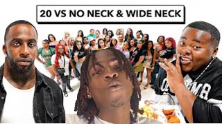 NO NECK J amp W NICK VS 20 WOMEN  WHO LEAVES WITH WHO 🤯🔥 [upl. by Koralie]