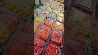 Fruit heaven Watermelon pineapple melon apple papaya mango guava etc  Fruit Cutting Skills [upl. by Lahcar]