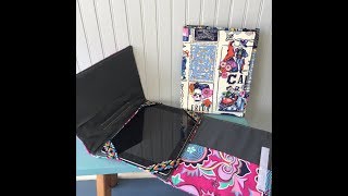 How to sew a Tri fold iPad Tablet Cover by Sewspire [upl. by Eilah]