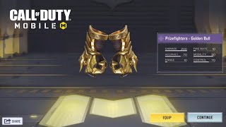 HOW TO GET FREE PRIZEFIGHTER  GOLDEN BULL IN COD MOBILE [upl. by Flinn]