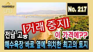 거래중지전남 고흥 해수욕장 바로 옆에 위치한 최고의 토지가 이 가격에 가능주인직거래매물 부동산직거래TV [upl. by Drahcir133]