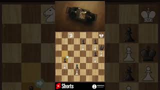 Most Unique knight underpromotion checkmate chess magnuscarlsen gothamchess [upl. by Jelene]