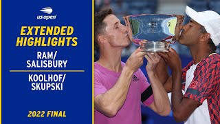 RamSalisbury vs KoolhofSkupski Extended Highlights  2022 US Open Final [upl. by Ieso757]