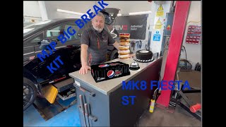 FIESTA MK8 ST GETS MJP BIG BREAK KIT [upl. by Kirwin347]