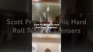 Scott Pro Electronic Hard Roll Towel Dispensers greatwolflodge [upl. by Haig]