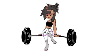 fnf ayana  gym    friday night funkin animation [upl. by Gerge]