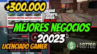 😲TOP 6 MEJORES NEGOCIOS para GANAR DINERO MILLONES en GTA 5 ONLINE 20023 [upl. by Ginelle]