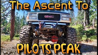 Treacherously Steep Ascent to Pilots Peak obs offroad mountains [upl. by Abel62]