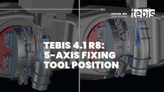 Mastering Tebis 41 R8  MultiAxis Simultaneous Milling amp Tool Direction Control [upl. by Laverne]