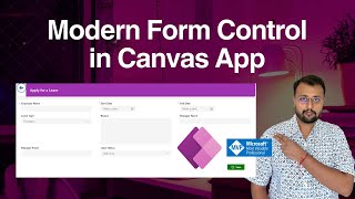 Modern Form Control in Power Apps Canvas App [upl. by Dotti]