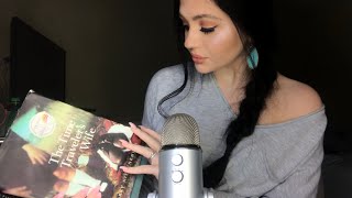 ASMR INAUDIBLEUNINTELLIGIBLE WHISPERING READING YOU A BOOK [upl. by Donetta472]