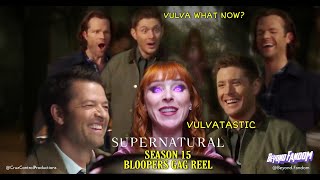 Supernatural Season 15 Gag Reel Bloopers [upl. by Stoeber]