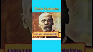 Émile Durkheim e Sociologia [upl. by Itsyrk]