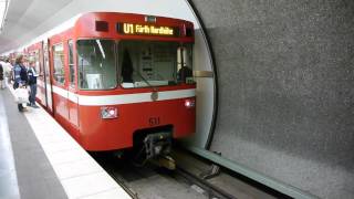 UBahn Nürnberg Bahnhof Fürth Rathaus U1 HD [upl. by Charita]