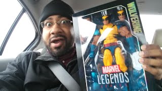 TMans TOY HUNT 103 12 inch Marvel Legends Wolverine [upl. by Ylrbmik329]