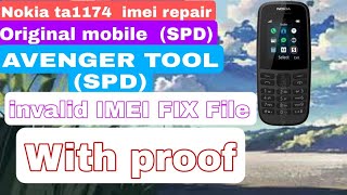 Nokia original IMEI REPAIR NOKIA 105 2019 Ta1174 SPDInvalid IMEI Please contact product server Fix [upl. by Arnst354]