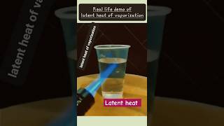 Latent heat of vaporization  education physics physicswallah experiment physicsexperiment [upl. by Hutson]