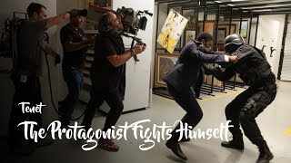 Tenet  The Protagonist Fights Himself Scene  Reversed Freeport Fight [upl. by Earized468]