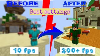 The Best FPS Boost Setting For Minecraft 189  How To Get 200 FPS In Minecraft Easily New [upl. by Ahsikrats618]