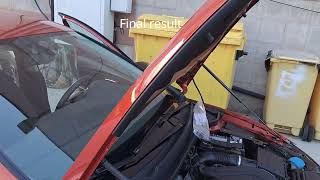 How to install Seat Leon Cupra 5F bonnet seals and foam [upl. by Merete408]