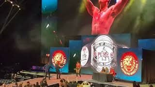 ROH WRESTLING 52423 LAS VEGAS  Katsuyori Shibata entrance vs Alex Coughlan for ROH Pure title [upl. by Mariand669]