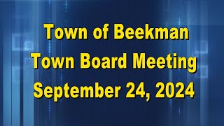 Beekman Town Board 9 24 24 [upl. by Zoi]