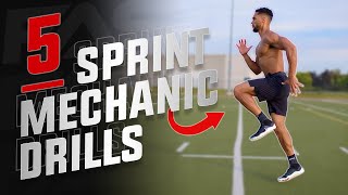 TOP 5 SPRINT MECHANIC DRILLS  SPEED TRAINING FOR ATHLETES [upl. by Brier]