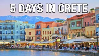 Crete Greece ULTIMATE 5 Day Travel Guide 🇬🇷 [upl. by Alvy]