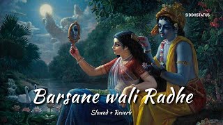 Radhe Radhe Barsane Wali Radhe Lofi Bhakti Bhajan  Siddhstatus [upl. by Rexford]