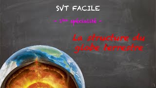 SVT FACILE  1ère spé  La structure du globe terrestre [upl. by Sualk]