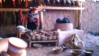 See how Alpaca Fleece gets washed spun dyed and woven [upl. by Cindelyn]